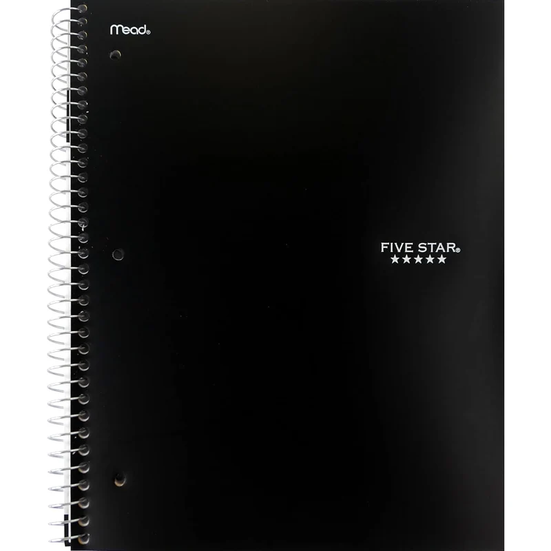 Five Star Notebook, 8-in x 11-in, 160 Pages