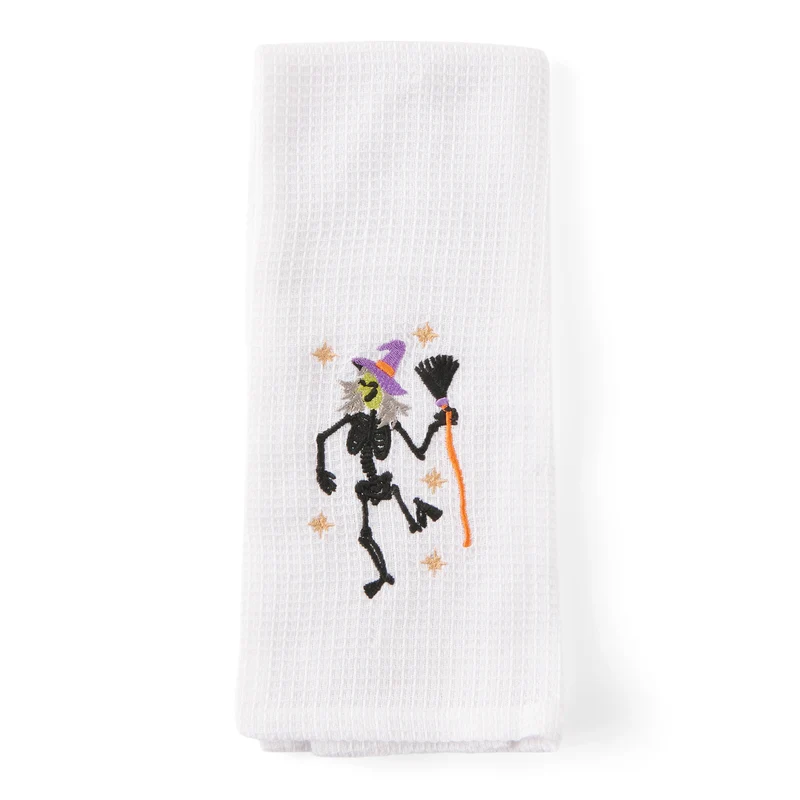 HomeStyles Novelty Embroidered Tea Towels, 24-in x 15-in, 2 Pack