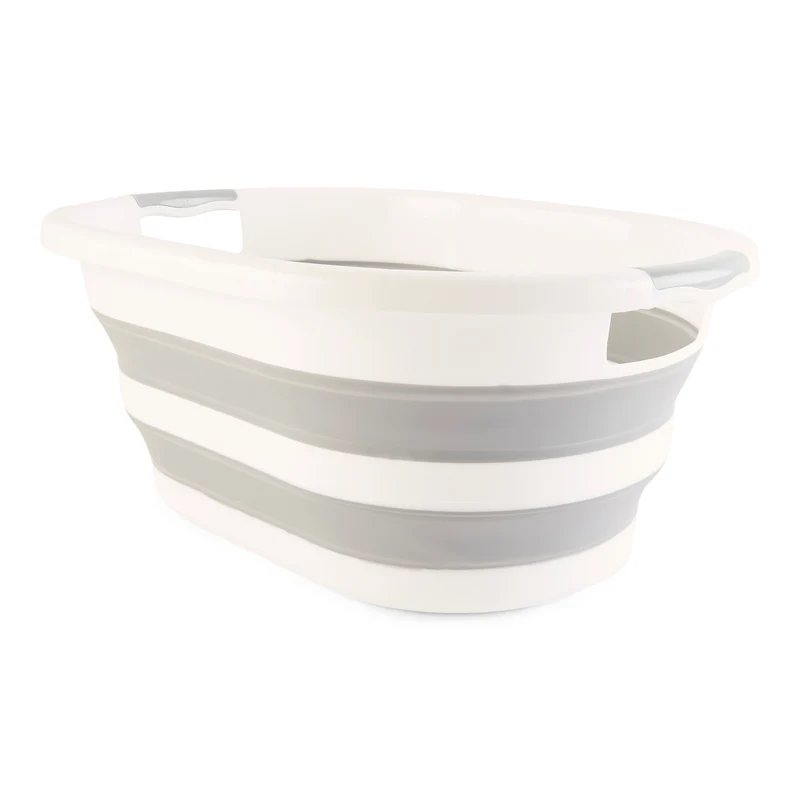 HomeStyles Collapsible Laundry Basket, 40-L.