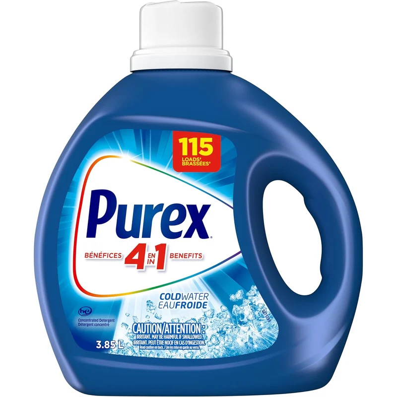 Purex Coldwater Liquid Laundry Detergent, 3.85 L