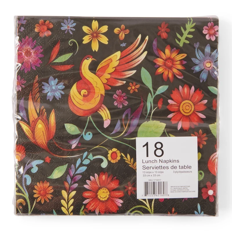 Fall Themed Luncheon Napkins, Assorted, 18-Pack