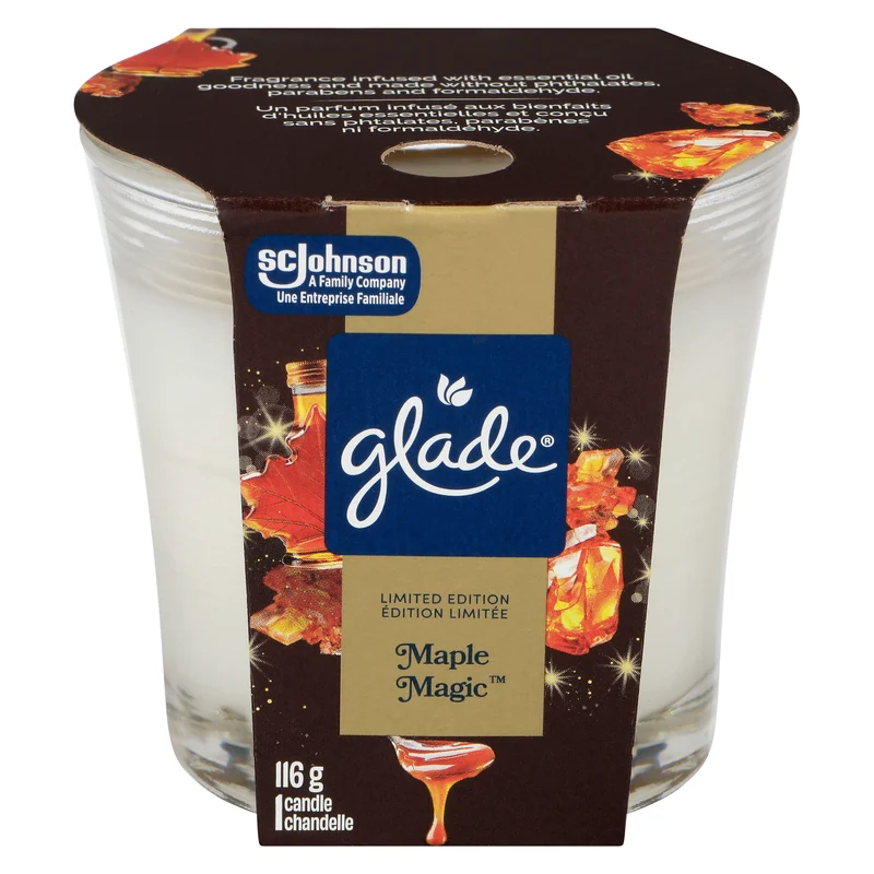 Glade Maple Magic Candle, 116 g