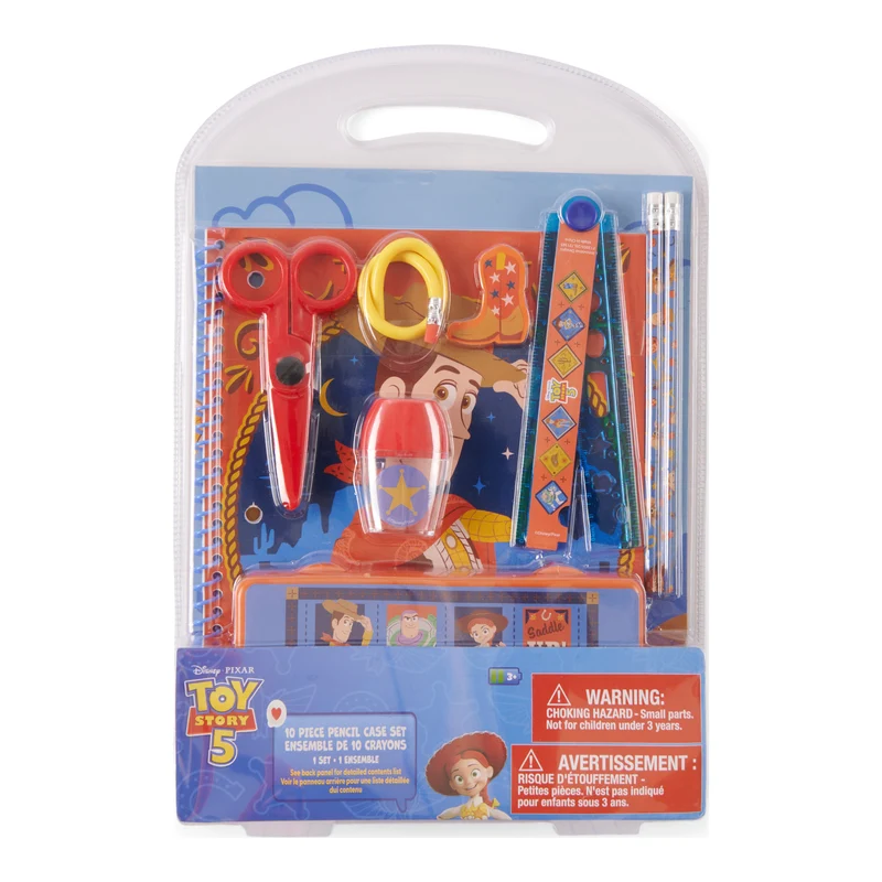 Toy Story 5 Pencil Case Set, 10 Piece
