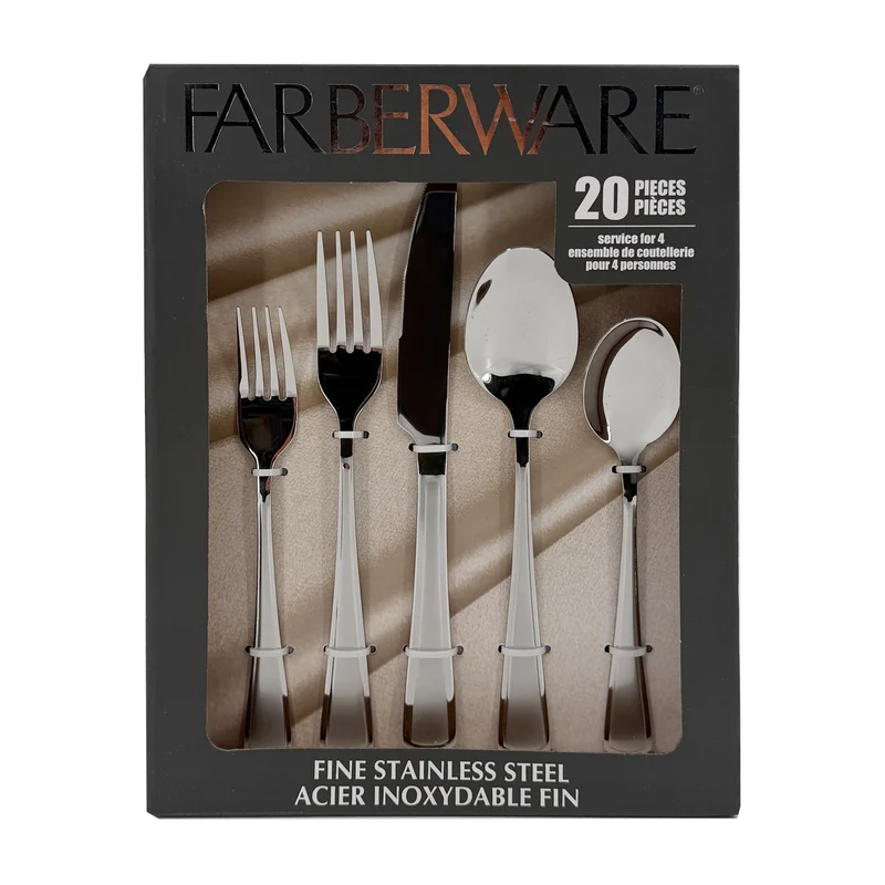 Farberware Flatware Set, 20 Piece