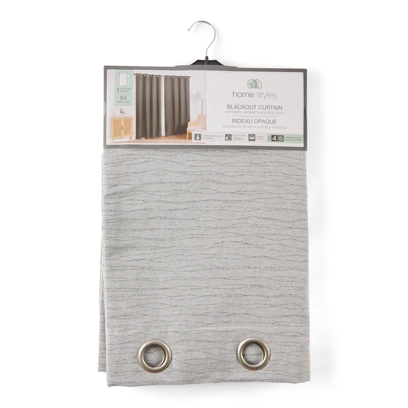 HomeStyles Double Lined Blackout Curtain, 54-in x 84-in.