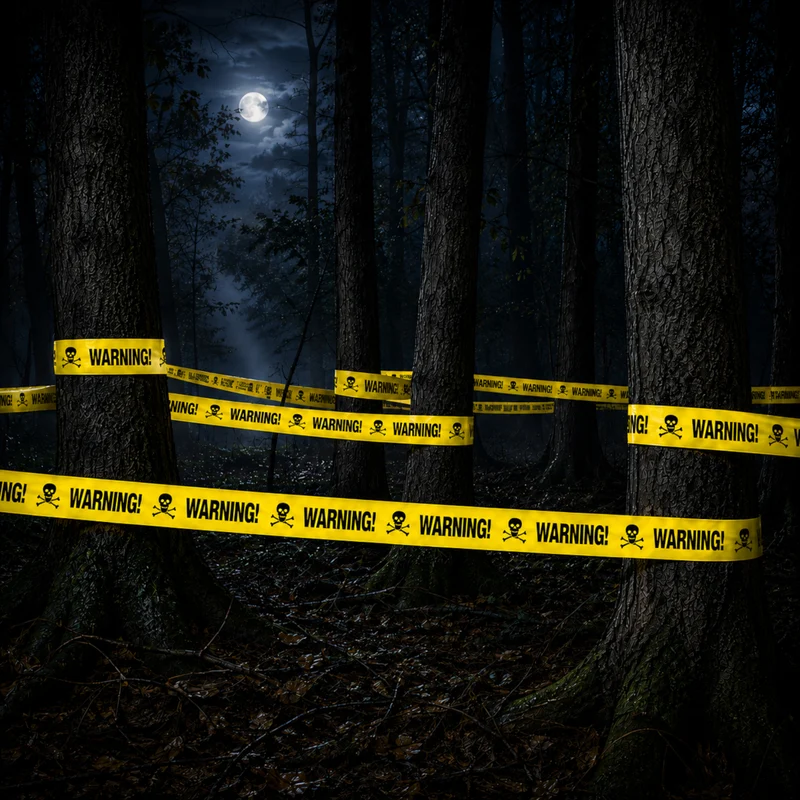 Halloween Warning/Caution Tape, 30-ft.