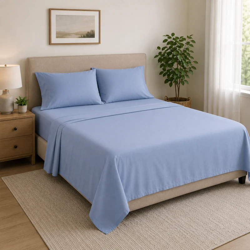 HomeStyles Microfiber Sheet Set, Double, 4 Piece