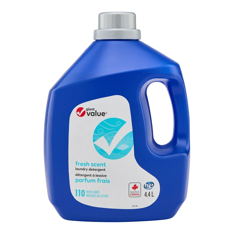 Giant Value Fresh Scent Laundry Detergent, 4.4 L