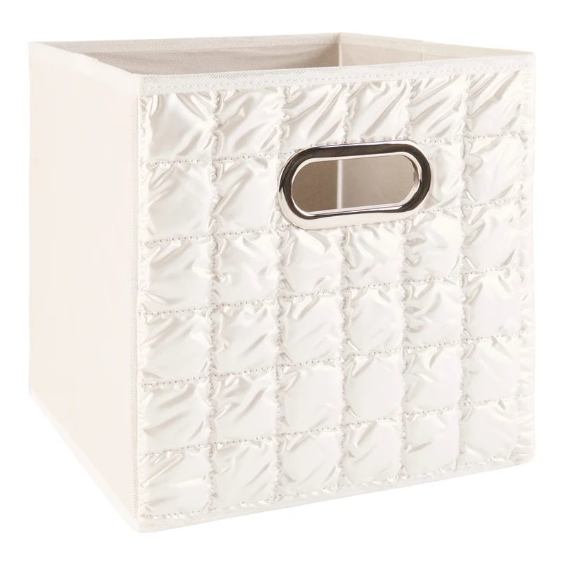 HomeStyles Quilted Storage Bin, 11-in x 11-in x 11-in.