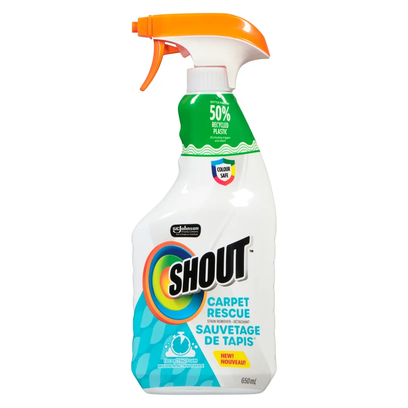 Shout Stain Remover Carpet Rescue, 650 ml