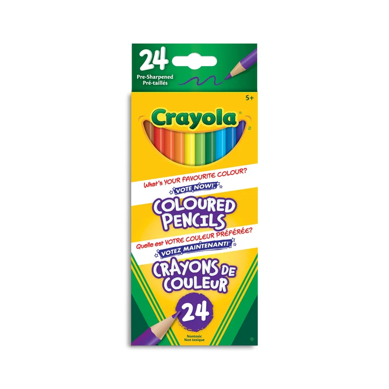 Crayola Coloured Pencils, 24 Pack