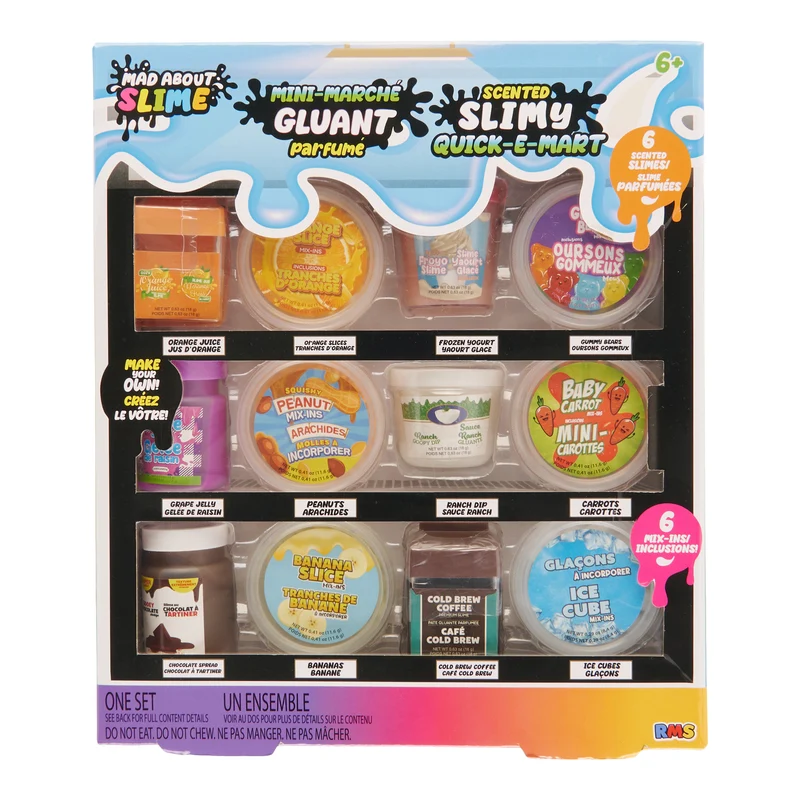Scented Slimy Mart, 12 Piece