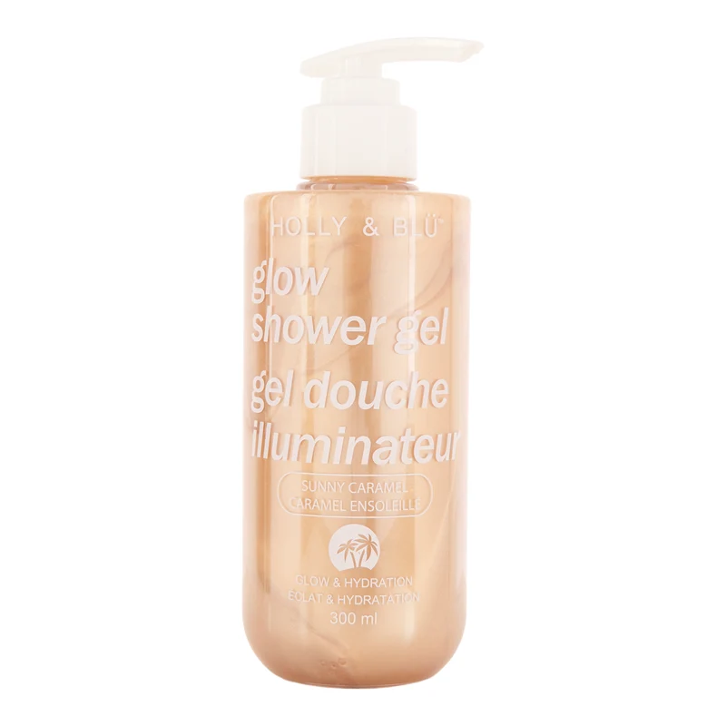 Holly & Blu Glow Shower Gel, Sunny Caramel, 300 ml