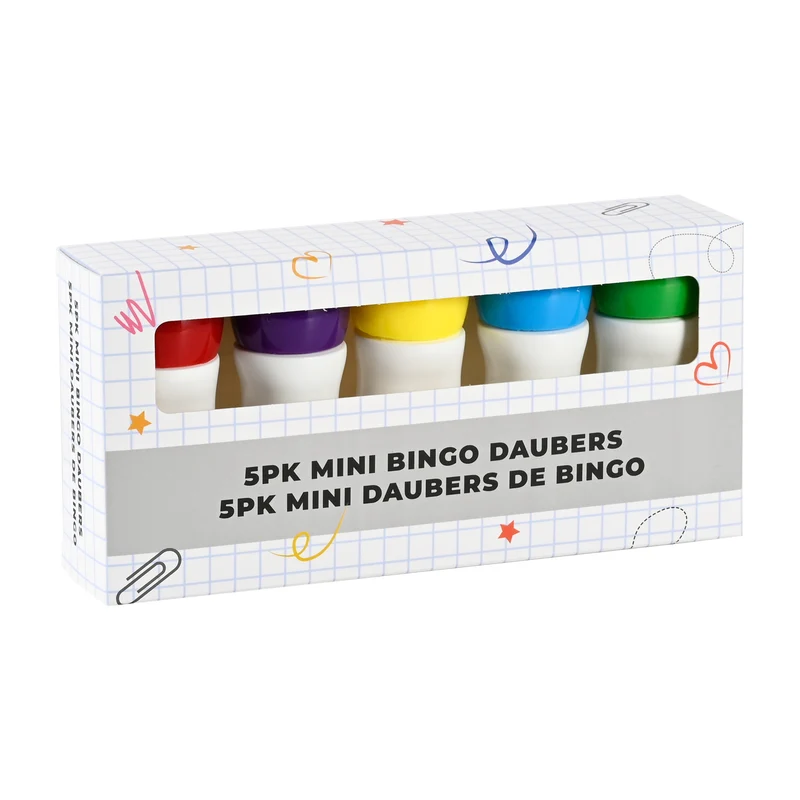 Mini Bingo Dabbers, 5 Pack
