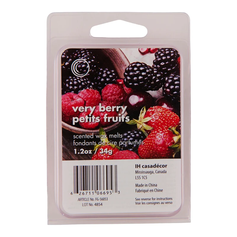 Very Berry Scented Wax Melts, 6-Pack