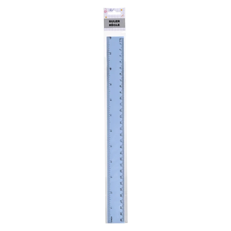 Plastic Ruler, 12-in.