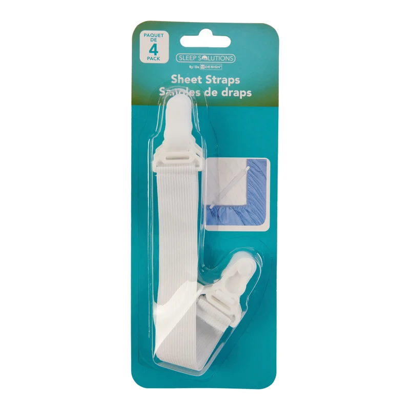 HomeStyles Sheet Straps, 4 Pack