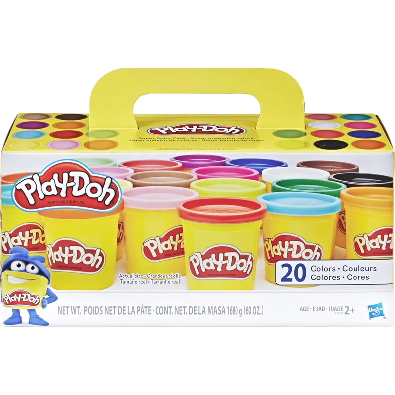 Play-Doh Super Colour Pack, 20 Pack