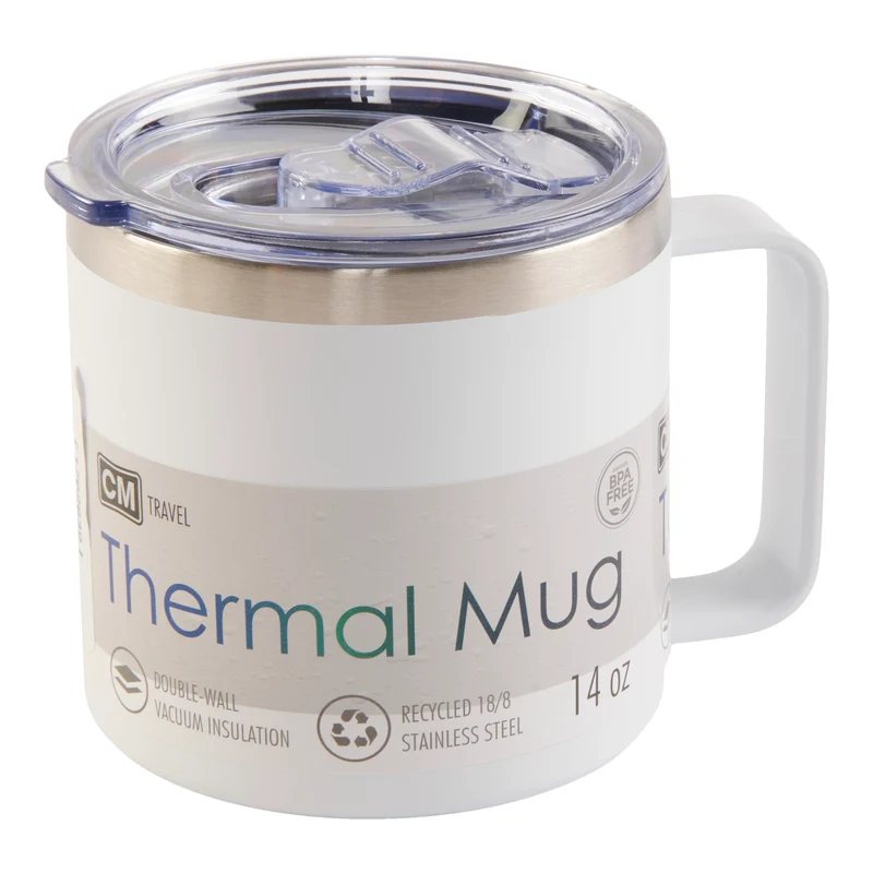 Thermal Travel Mug, 410-ml.