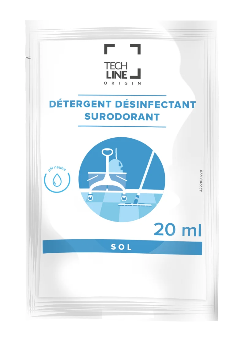 NETTOYANT DESINFECTANT SURODORANT POMME TECHLINE 250X20ML
