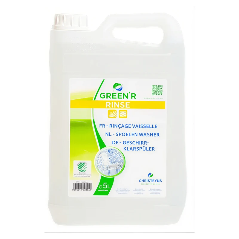 Produit de rinçage écologique lave-vaisselle GREEN'R RINSE (5L)