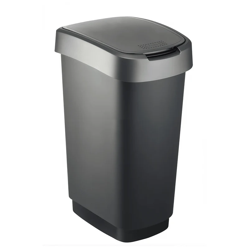 Poubelle 50L couvercle amovible "twist"