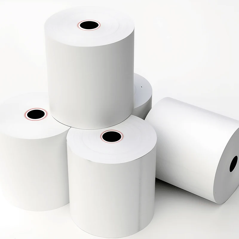 100x rouleaux bancontact thermique 57x30x8mm – 10m