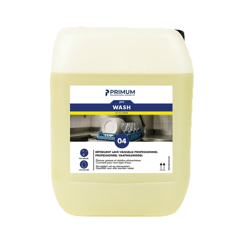 PRIMUM 04 - WASH détergent pour lave vaisselle professionnel (10L)