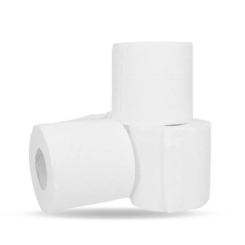 PAPIER TOILETTE PETIT ROULEAU TECHLINE BLANC 200 FORMATS 2 PLIS ECOLABEL X96