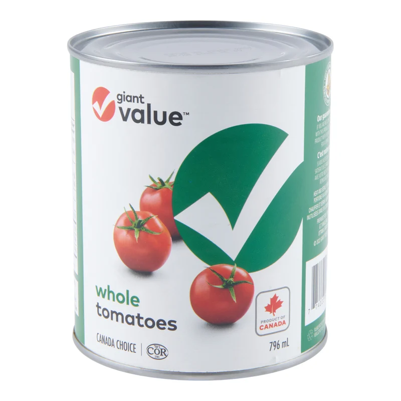 Giant Value Whole Tomatoes, 796 ml