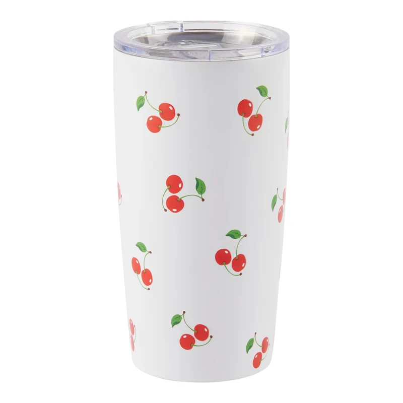 Printed Double-Walled Travel Mug, Assorted, 20-oz.