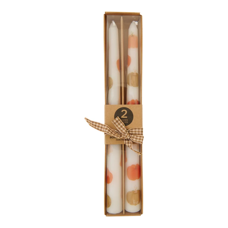 HomeStyles Harvest Tapered Candles, 2 Pack