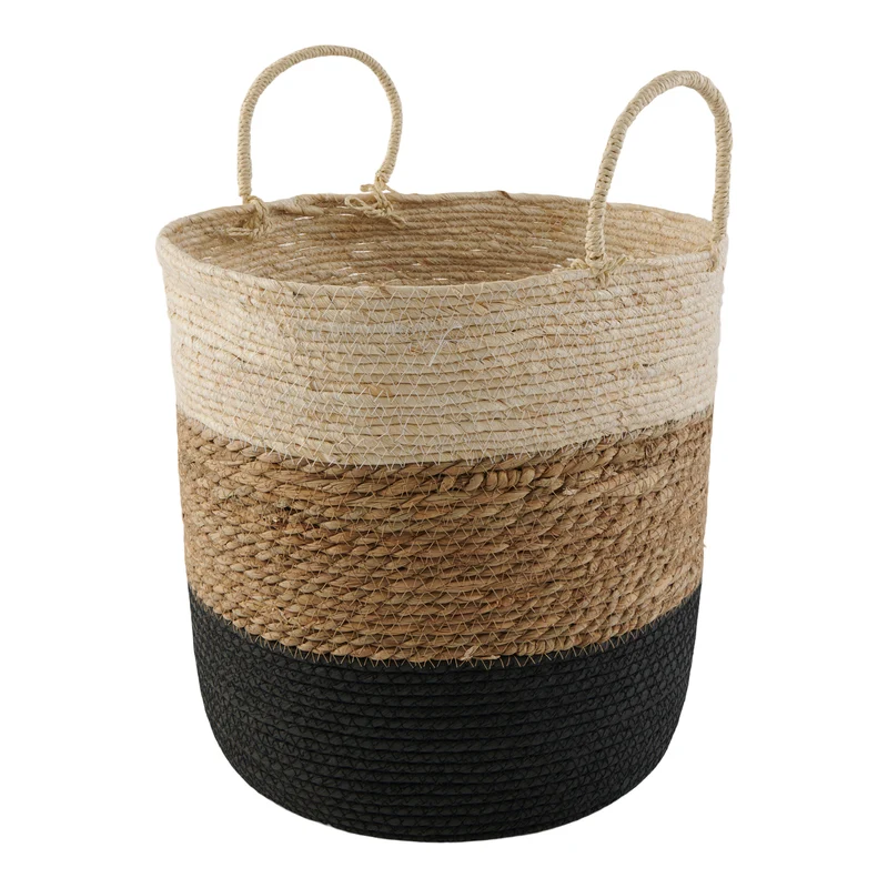 HomeStyles 3-Tone Basket With Handles, 15-in x 14-in.