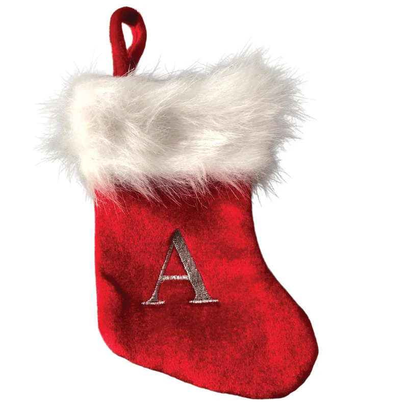 Monogram Stocking, 8-in.