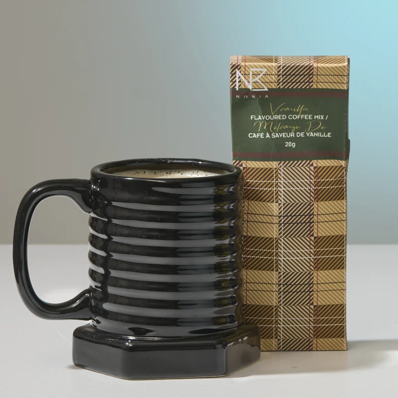 Bolt Shaped Mug With Mix, 2 Piece