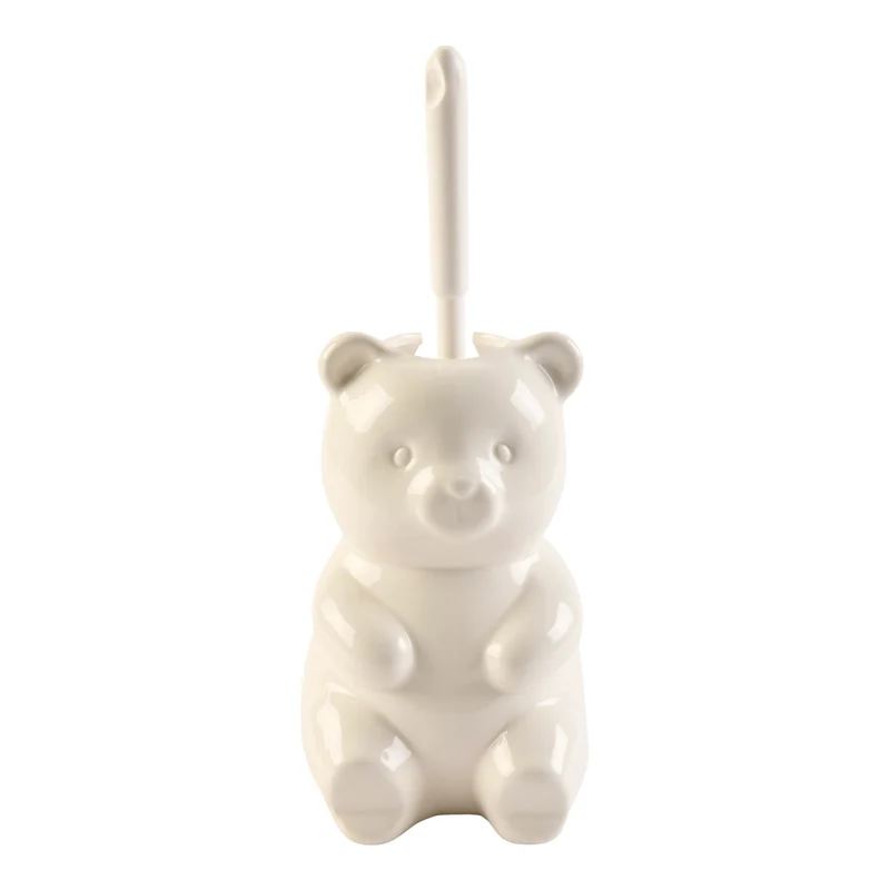 HomeStyles Novelty Toilet Brush With Holder, 6.3-in x 5-in x 10-in.