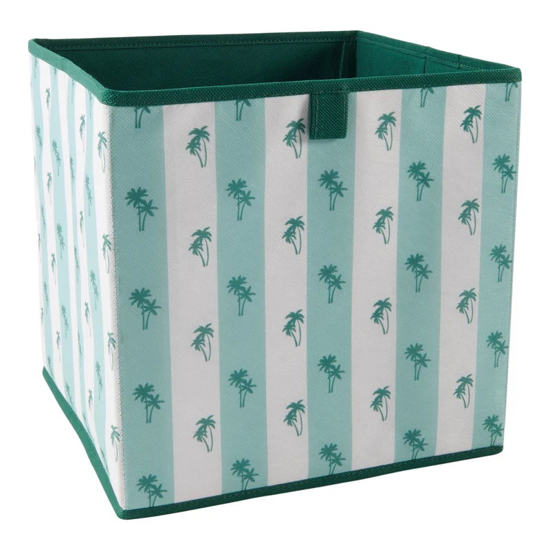HomeStyles Collapsible Fabric Bins, 11-in x 11-in x 11-in.