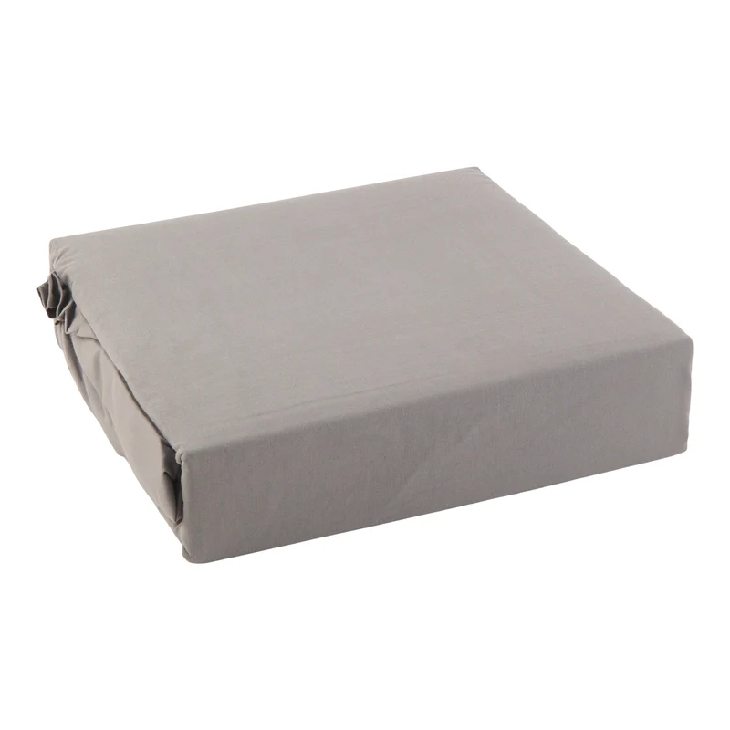 HomeStyles Cotton Rich Sheet Set, Double, Steel Grey, 4 Piece