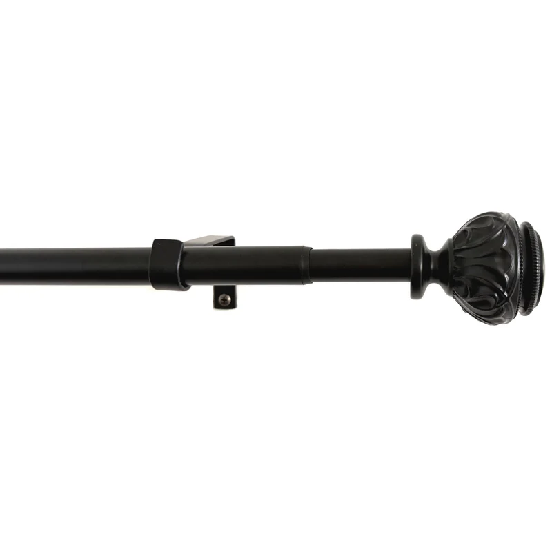 HomeStyles All Metal Curtain Rod. 28-in to 48-in.