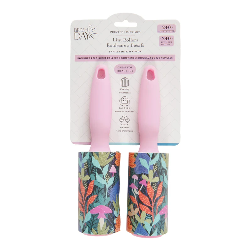 Lint Rollers, Assorted, 2 Pack