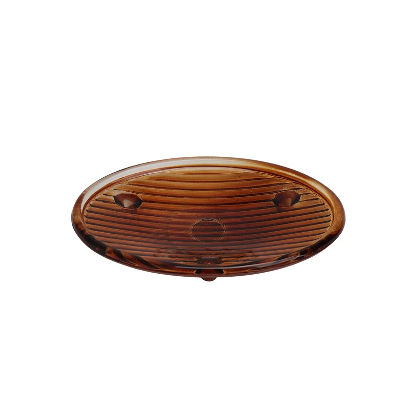 HomeStyles Amber Soap Dish, 6-in x 4-in x 1-in.