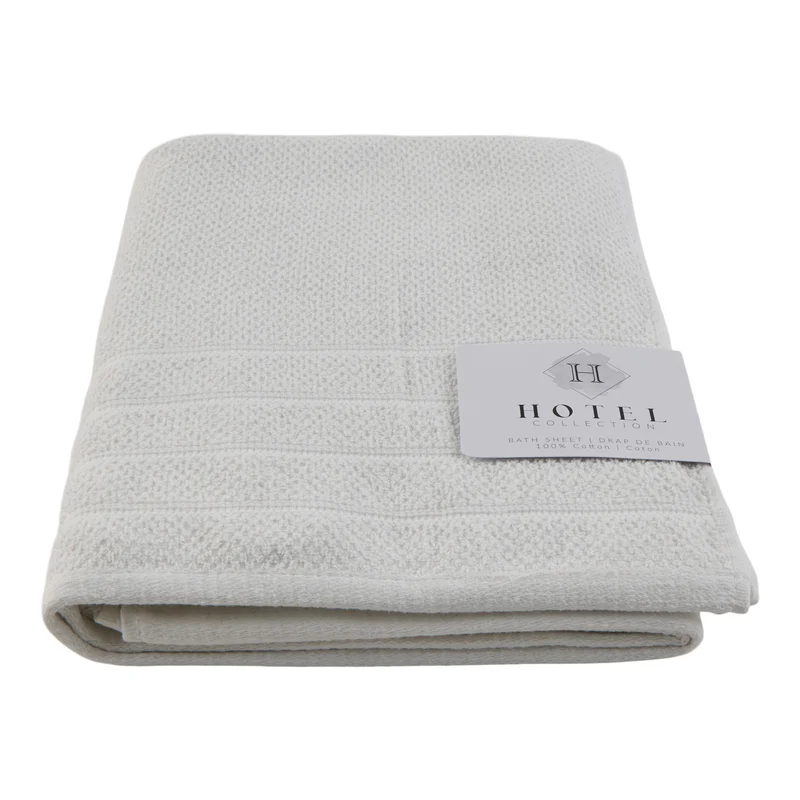 Hotel Textured Bath Sheet, 34-in x 64-in.