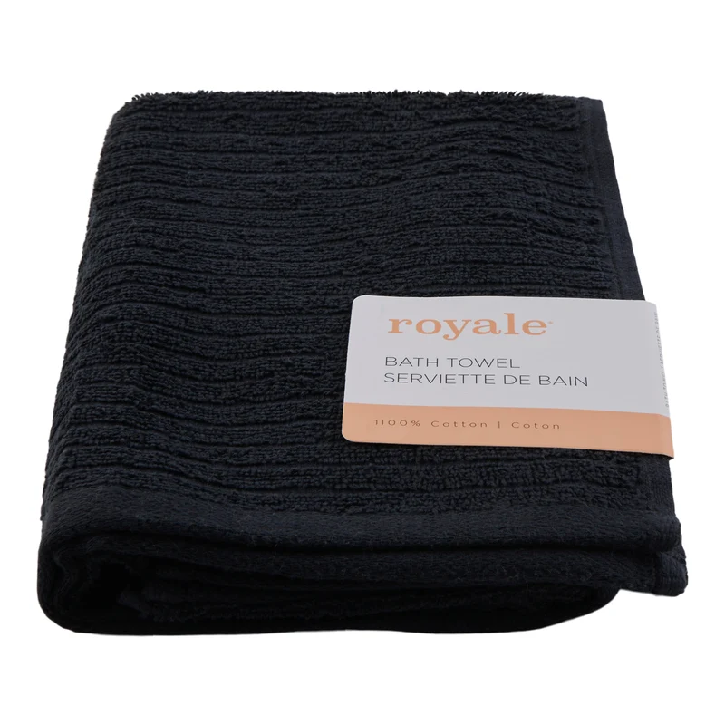 Royale Pique Bath Towel, 24-in x 47-in.