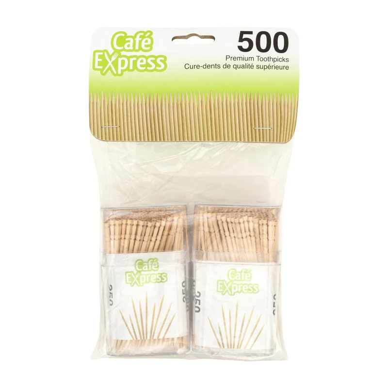 Café Express Premium Toothpicks, 500-Pack