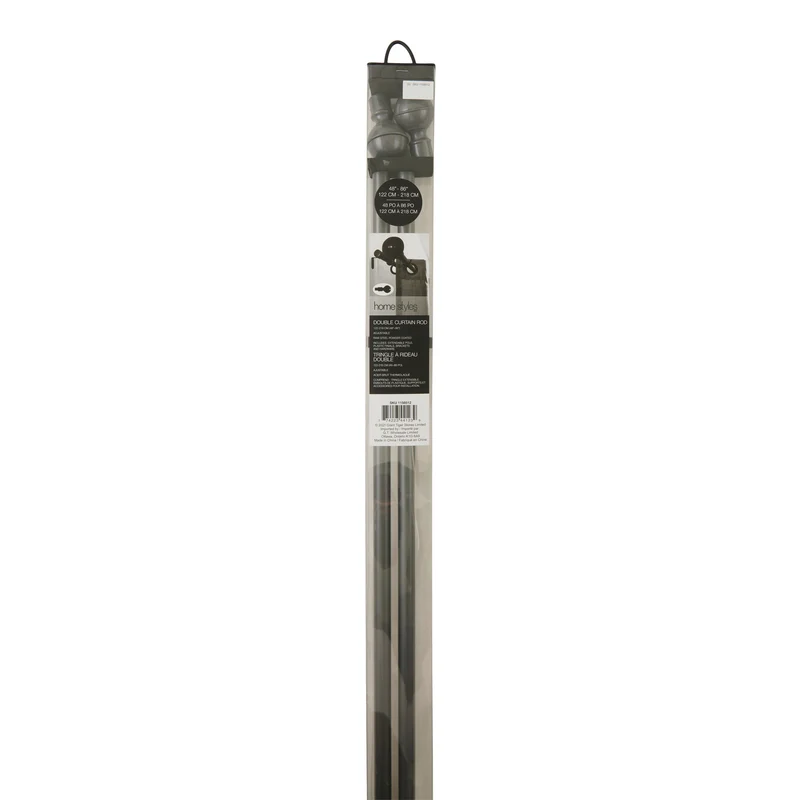 HomeStyles 48-in to 86-in Adjustable Curtain Rod