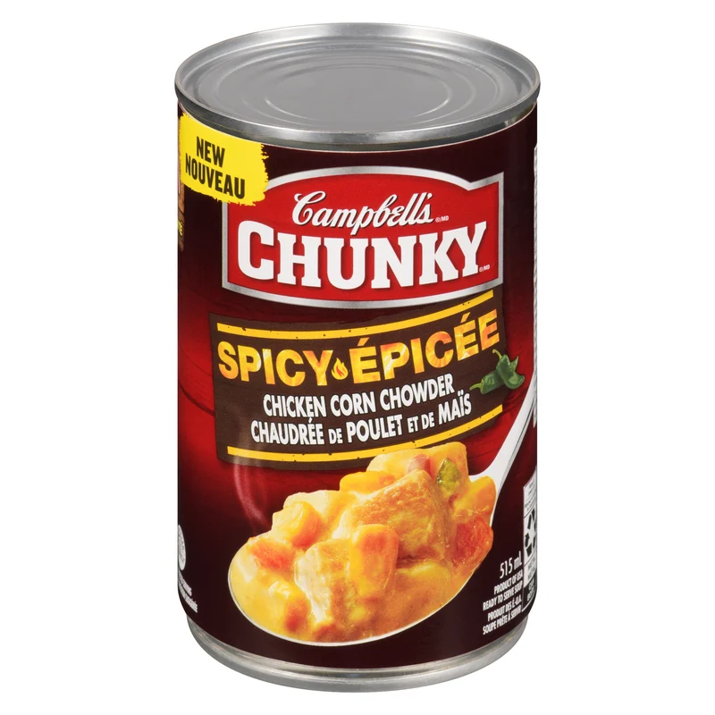 Campbell's Chunky Chicken Corn Chowder Spicy, 515 ml