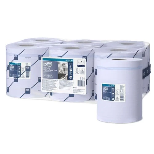 TORK - Reflex M4 Essuyage 2 plis bleu 150m. - 6Rlx