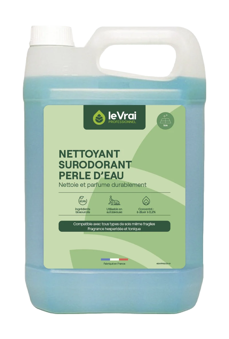 NETTOYANT SOLS PARFUMANT LE VRAI PROFESSIONNEL PERLE D'EAU 5L