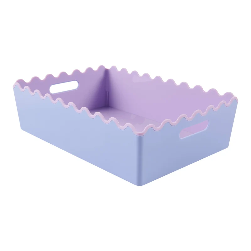 HomeStyles 2-Tone Storage Bin, 12-in x 8.5-in x 3.5-in.