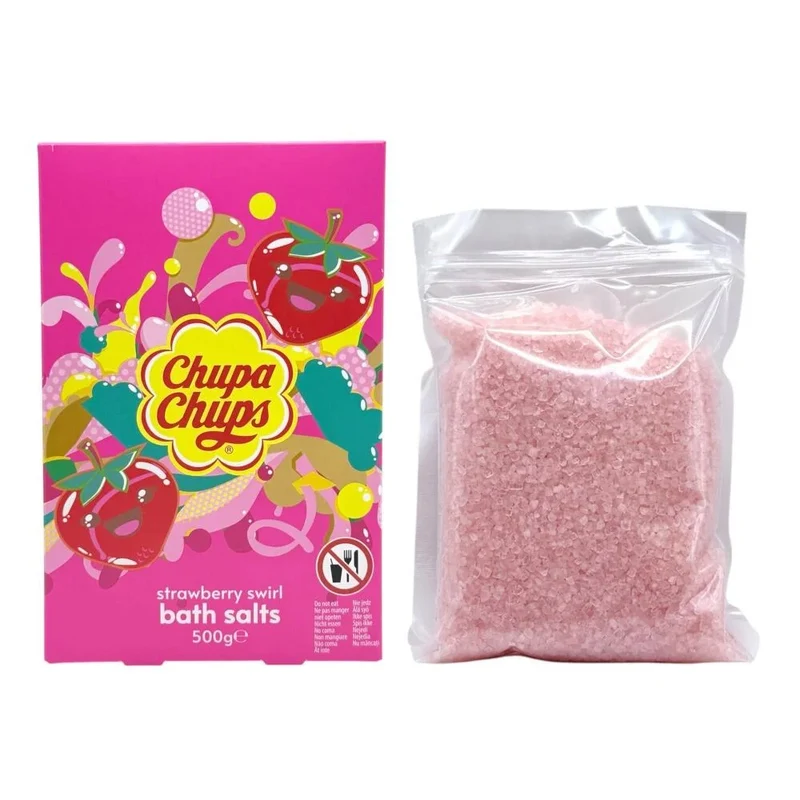 Chupa Chups Bath Salts, Strawberry Swirl, 500 g